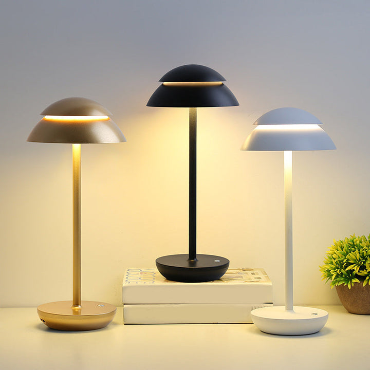 ArtiGlow - Lampe de Table Sans Fil Rechargeable avec LED Intégrées et Batterie