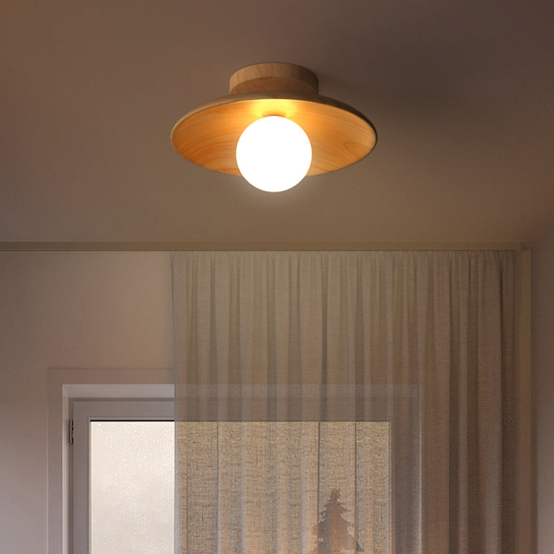 ChicWood - Lampe plafond design en bois