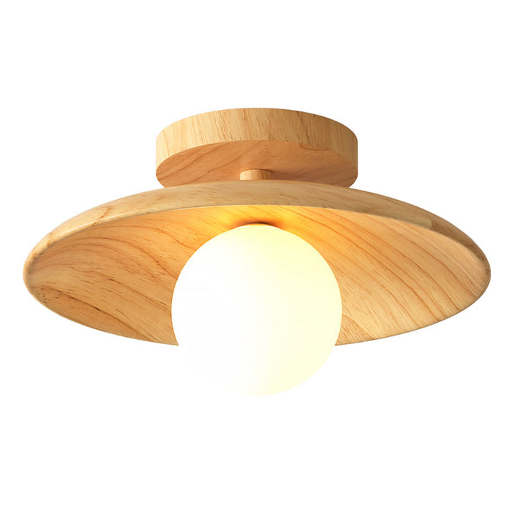 ChicWood - Lampe plafond design en bois