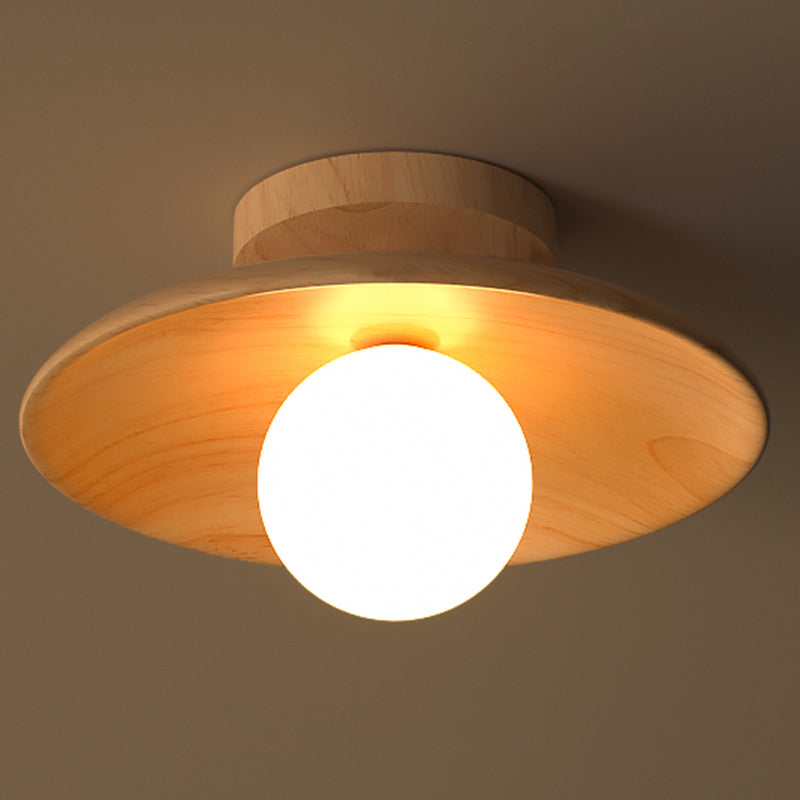 ChicWood - Lampe plafond design en bois