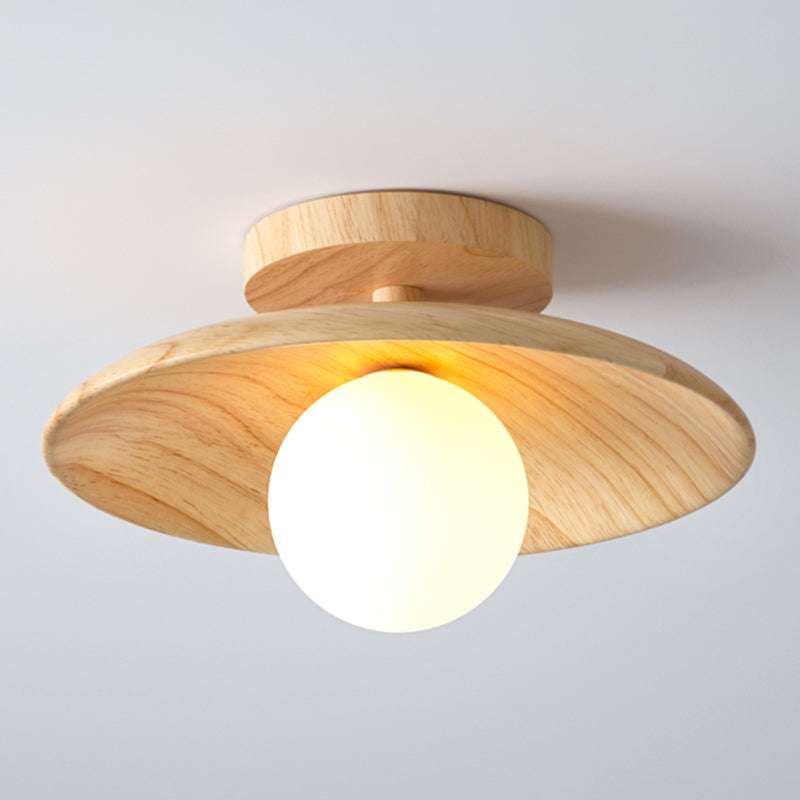 ChicWood - Lampe plafond design en bois