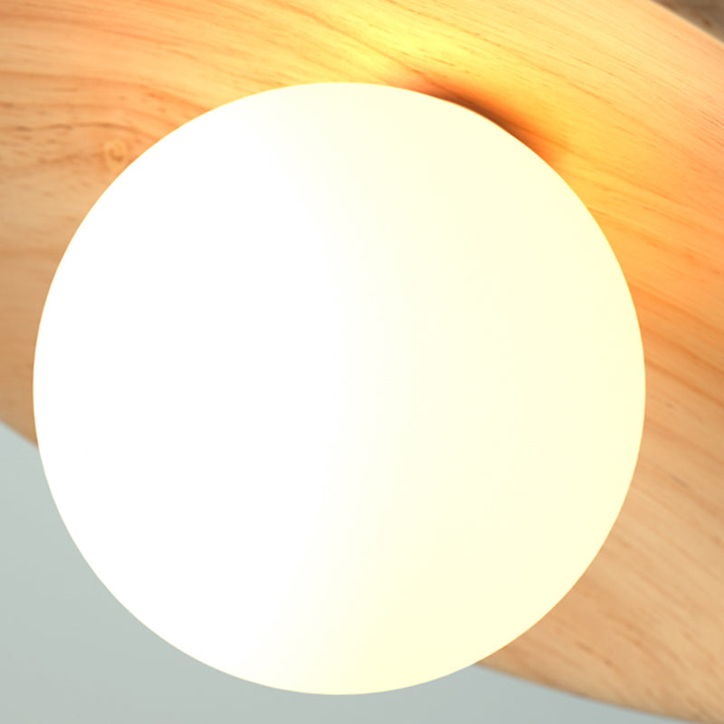 ChicWood - Lampe plafond design en bois