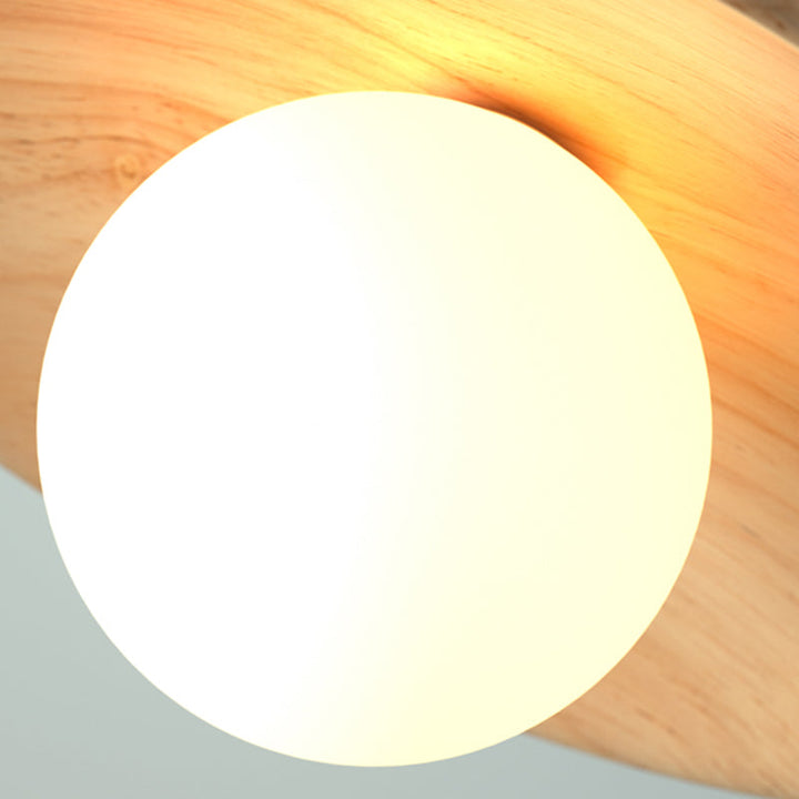 ChicWood - Lampe plafond design en bois