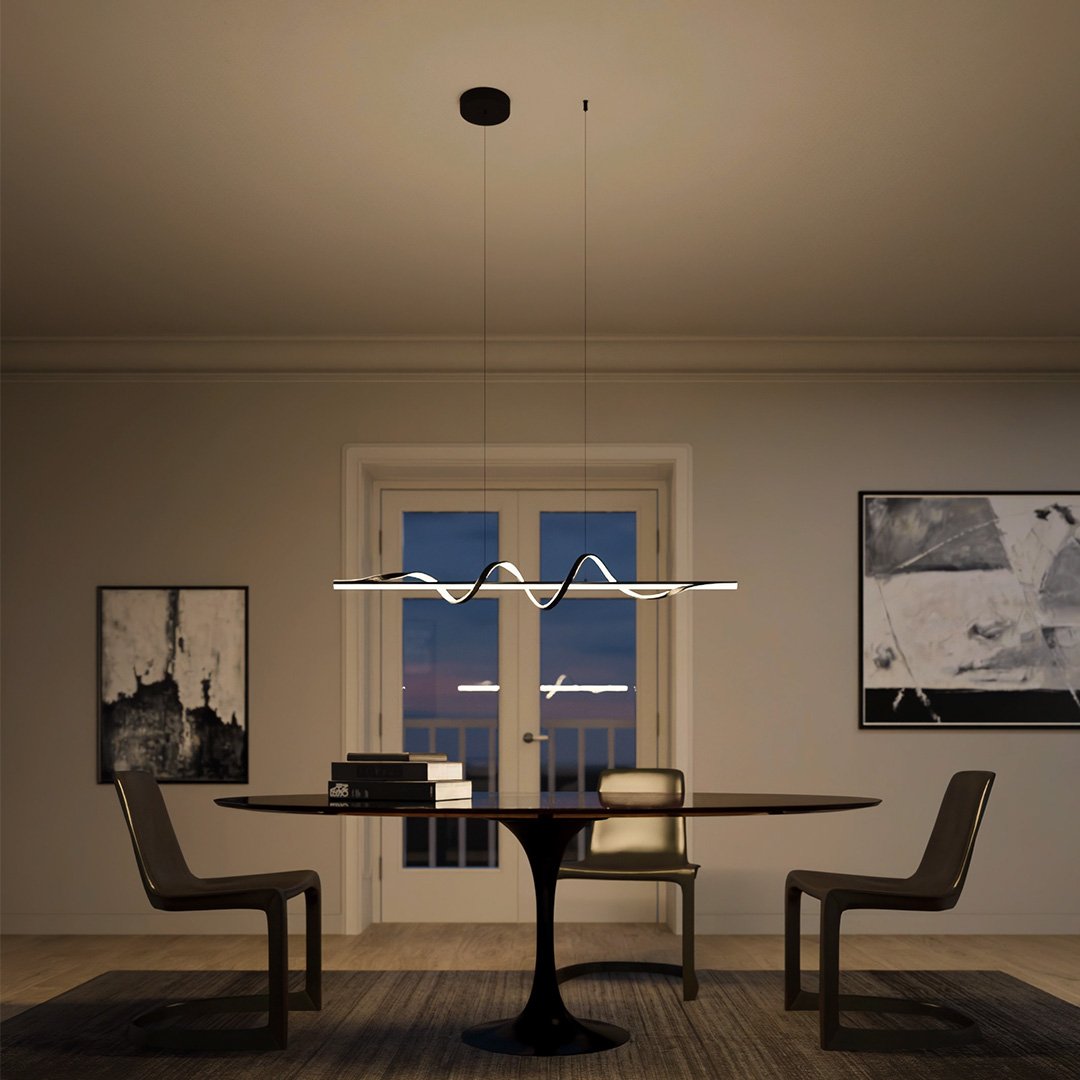 Clarion - Lampe murale moderne en verre